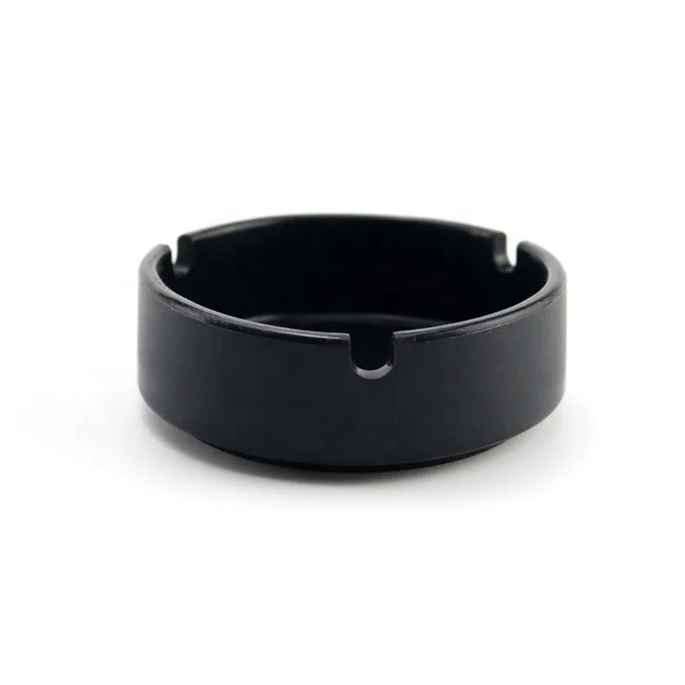 Heatproof Non Stick Silicone Ashtray Circle Durable Cigar Ashtray Wholesale Logo Custom Smoking Accessories