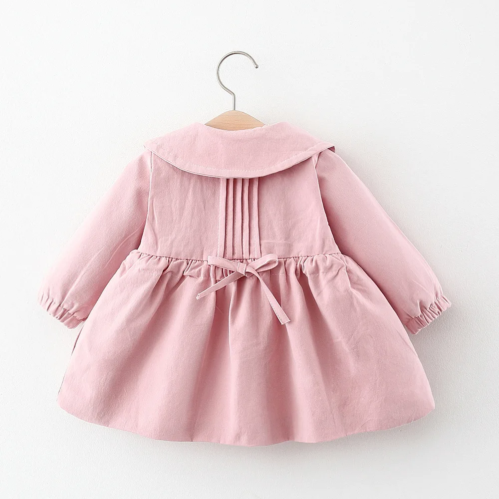Baby Girls Coat Spring Autumn Kids Windbreaker Jacket For Girls Children Clothing Long Sleeve Kids Girl Outerwear