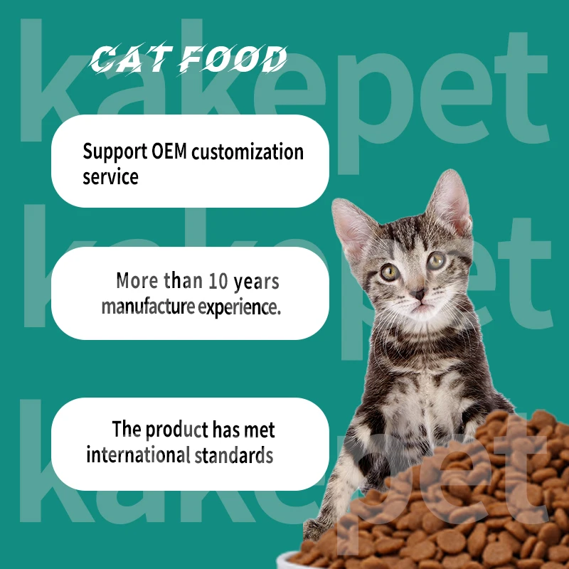 Chinese Manufacturer Sells Chicken Favor Cat Treats Pet Food Wholesale Factory Animal Cat Food 5 Kg