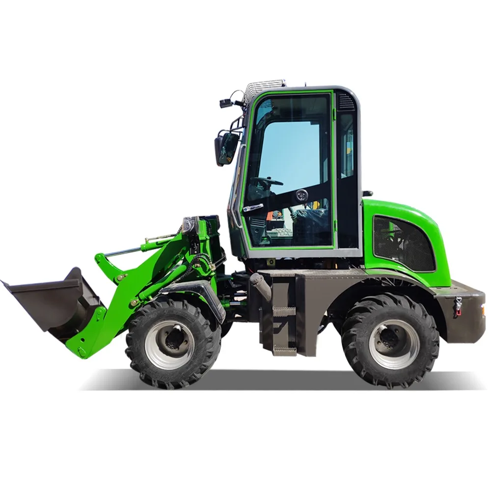 CE ISO factory HUAYA 2 2.5 3 3.5 ton 3000 3500 kg compact Dwarf awning loader crawler mini wheel loader with Euro5/automatic