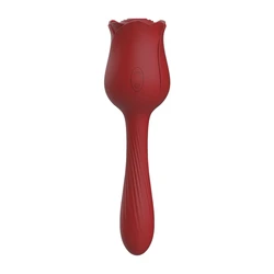 Double Motor Masturbator Sucking Vibrator Clit Sucker Clitoral Stimulator Vagina Vibrating Rose Sex Toy Rose Vibrator