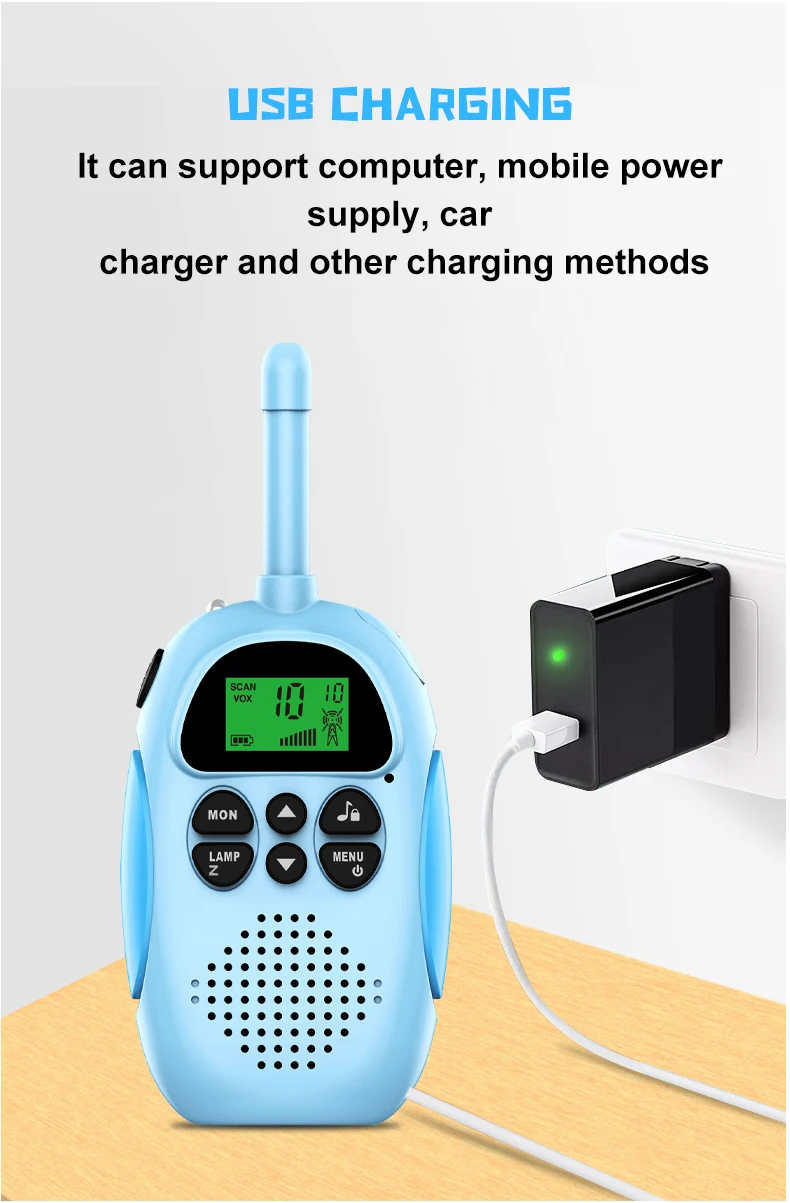 Иди и болтай Walkie Talkie S для детей 2 упаковки 22 канала Way Радио