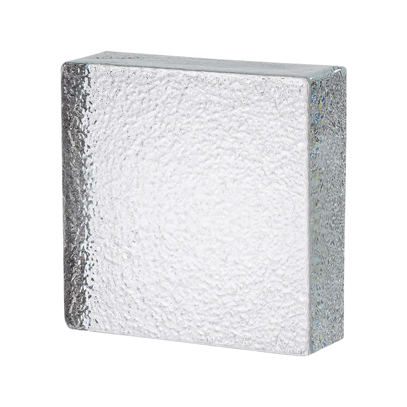 Solid Glass Blocks Customizable Hotel House Decorative Solid Square Crystal Glass Brick Designed Colorful Glass Block for Build