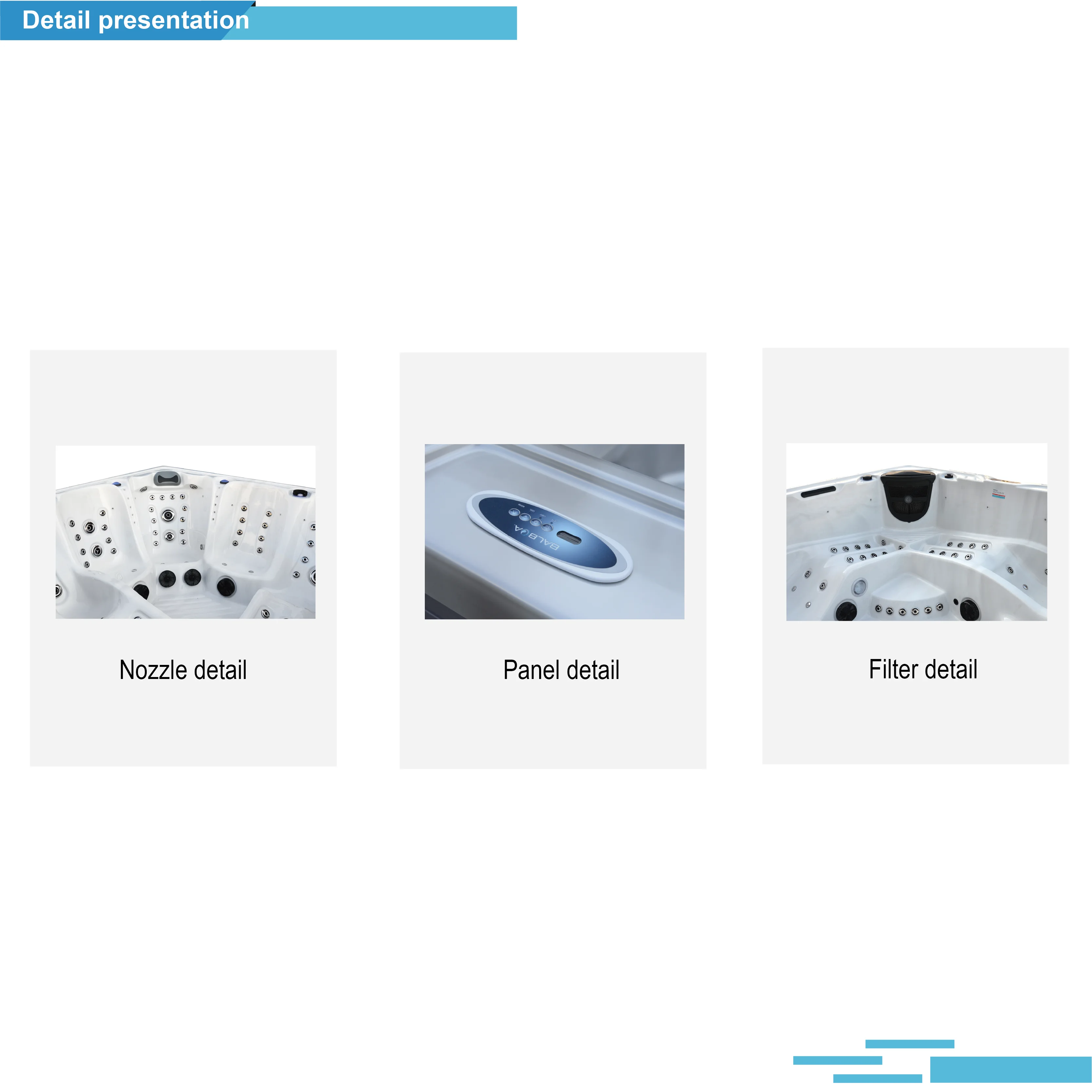 SUNRANS Efficient High Quality Hot Selling Factory  Energy Saving  Hot Tub Jacuzzi Spa Massage For house Industry Indoor Outdoor