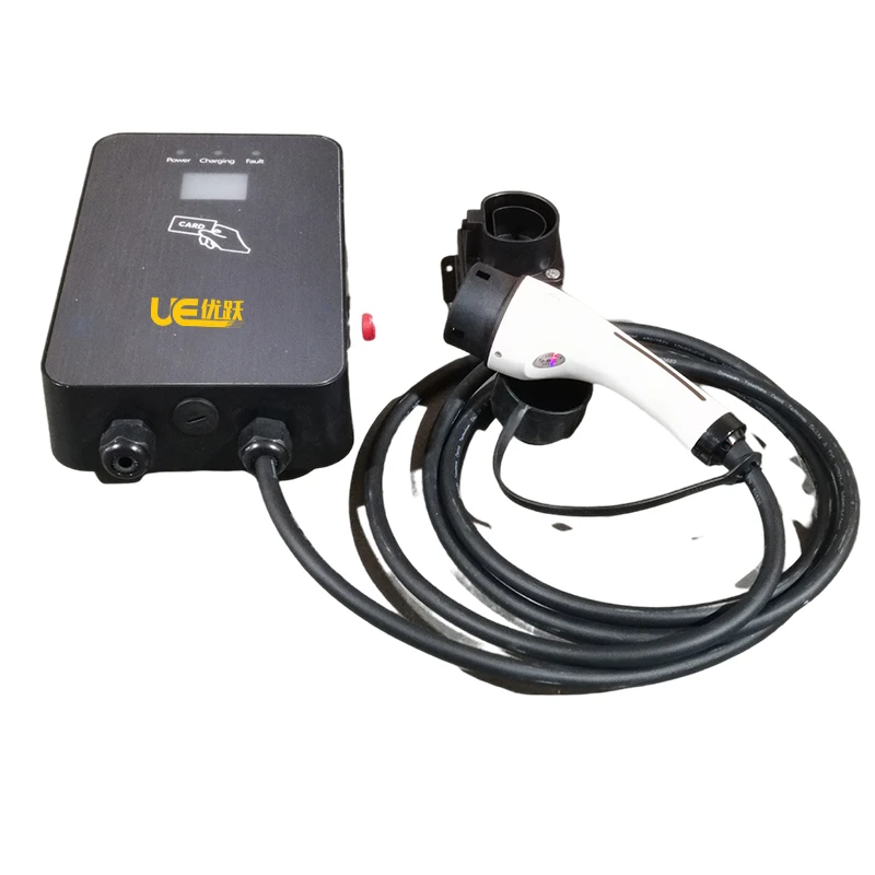 UE7kw ac ev charger ocpp 1.6 j new energy el type 2 1 phase 32A electric car fast charger