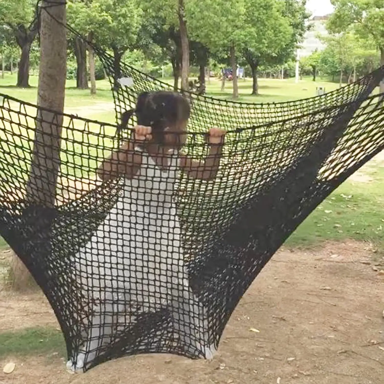 Hot Sale Amusement Playground easy to hang up Rope Play Net Climbing Structure For Kids