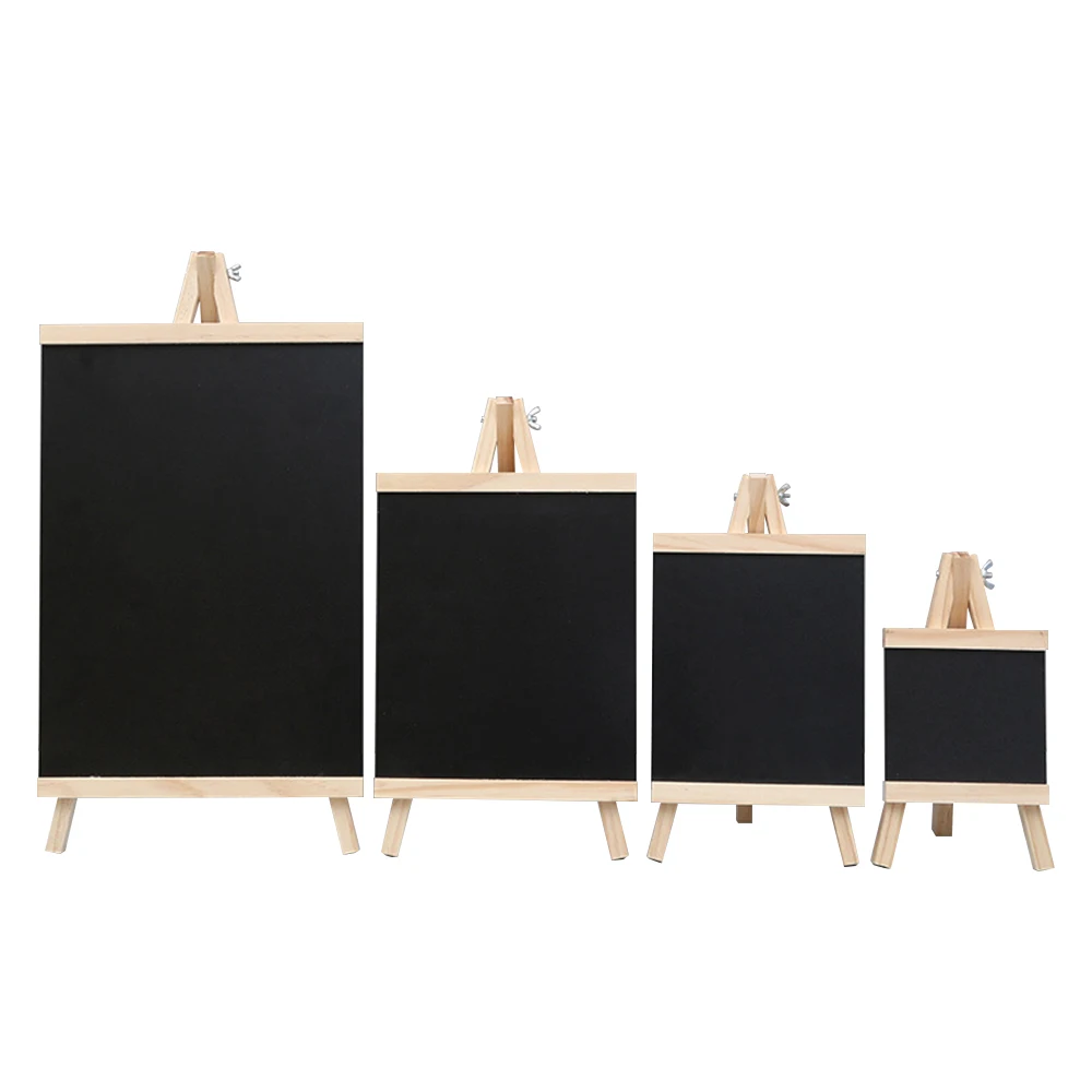 5 Sizes Heavy Duty Easel Mini Blackboard Wholesale Kids Art Desktop Easel Display Stands Mini Wood Easel