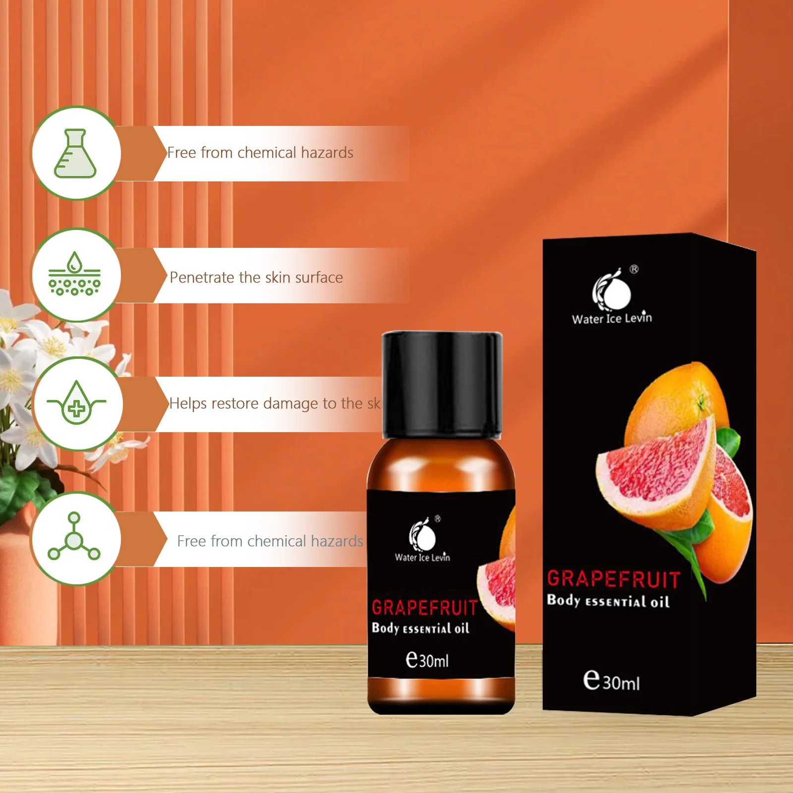 Body care grapefruit essential oil for skin and hair massage at a reasonable and affordable price