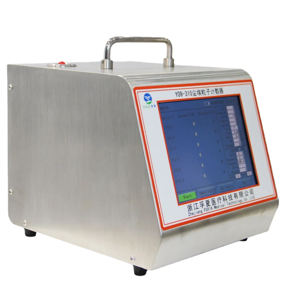 Portable Laser Dust Airborne Particle Counter Built-in Printer for Clean Room Use Veterinary Instrument