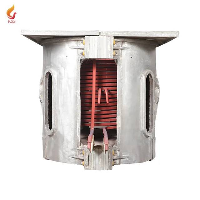 Intermediate frequency induction furnace 100kg 500kg 1T 2T 3T for casting aluminum steel iron copper