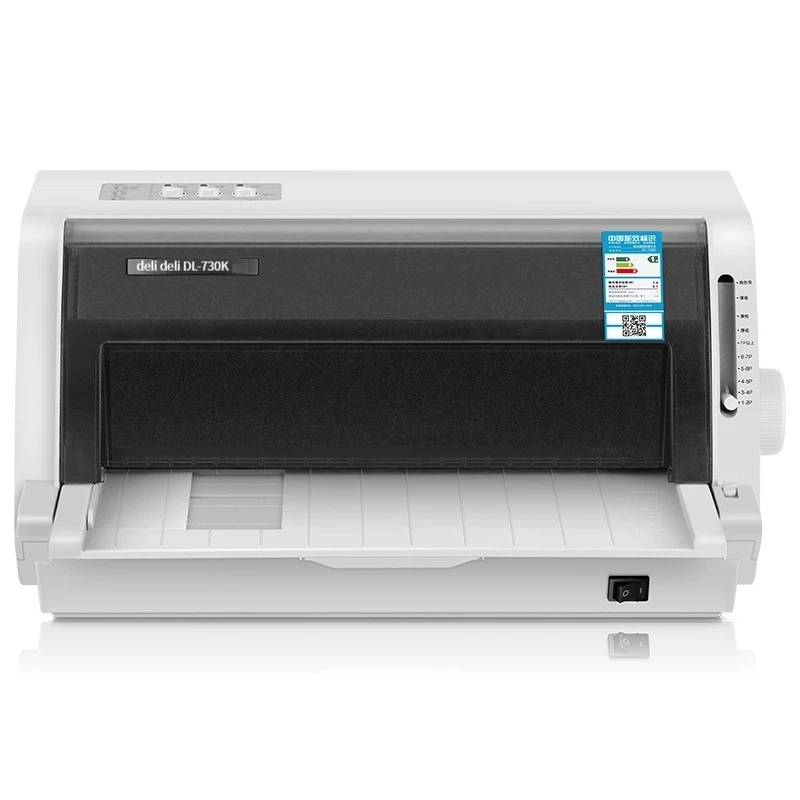 Deli DL-730K DE-600KD DB-615KII High quality dot matrix printer from business tax to tax control invoice printer