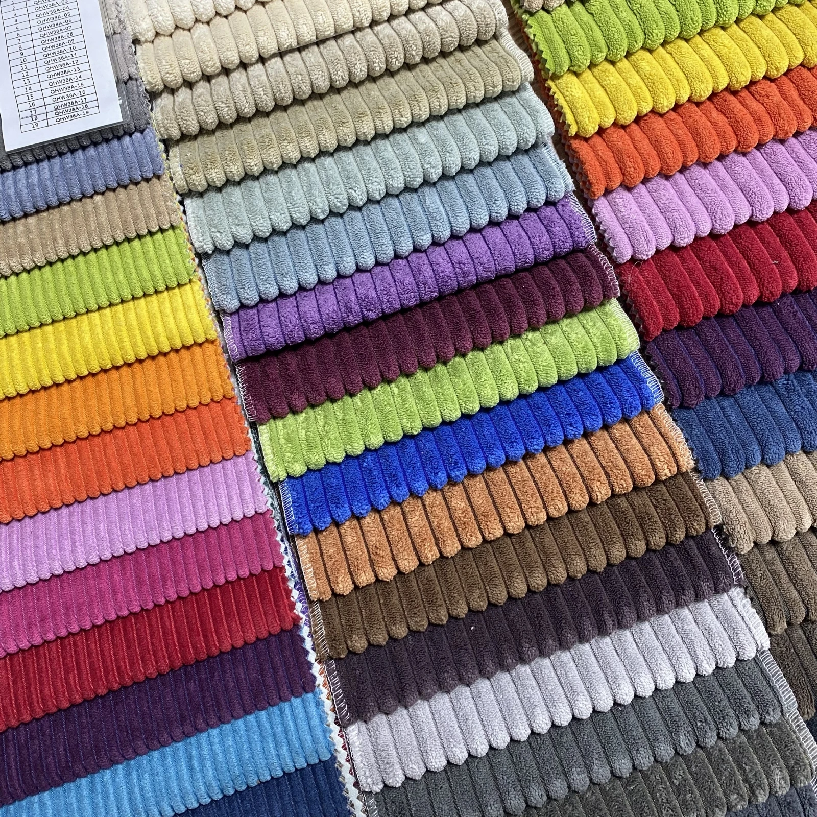 Wholesale Polyester Corduroy Fabric Corduroy Furniture Fabric Upholstery Corduroy Fabric For Sofa