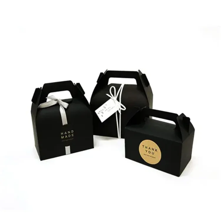 customized banana cake box packaging white cardboard cake boxes