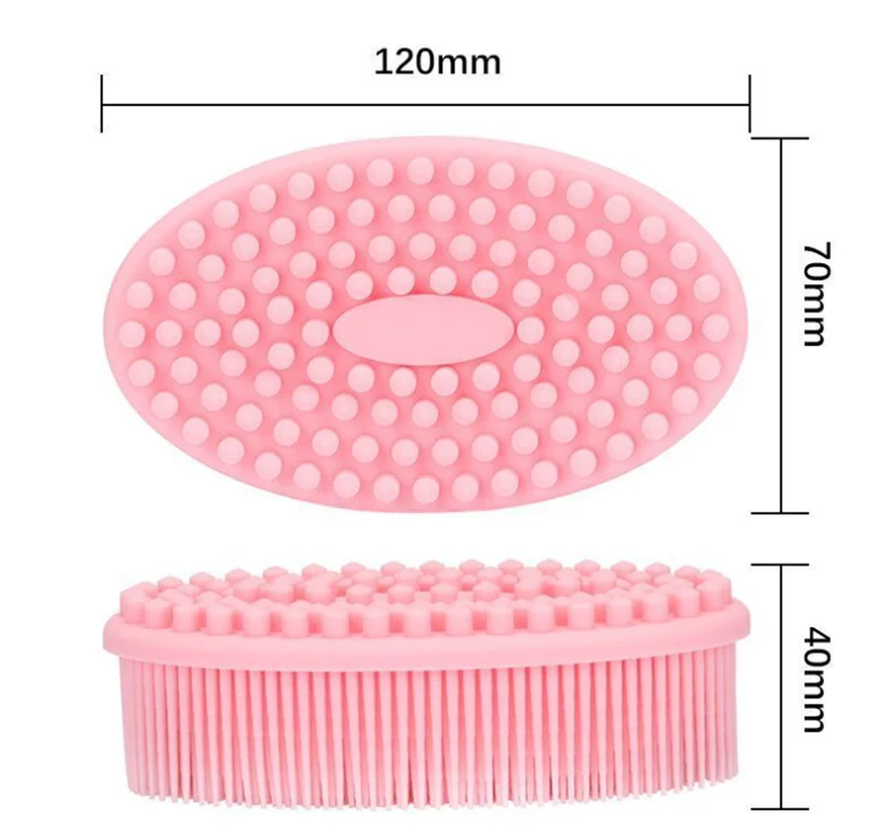 Детский скребок для тела, массажер, силиконовая губка для душа, щетка для мытья ванны, Массажная щетка для детей