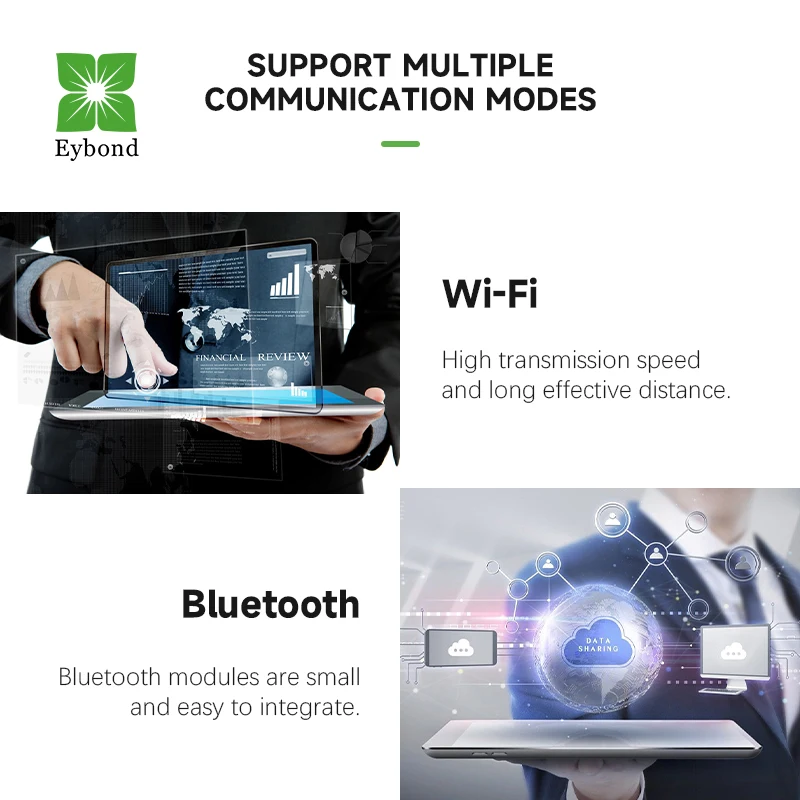 Eybond Wi-Fi+Bluetooth  RS-232  USB RJ-45 wireless network monitoring of all brand inverters Datalogger solar monitoring system