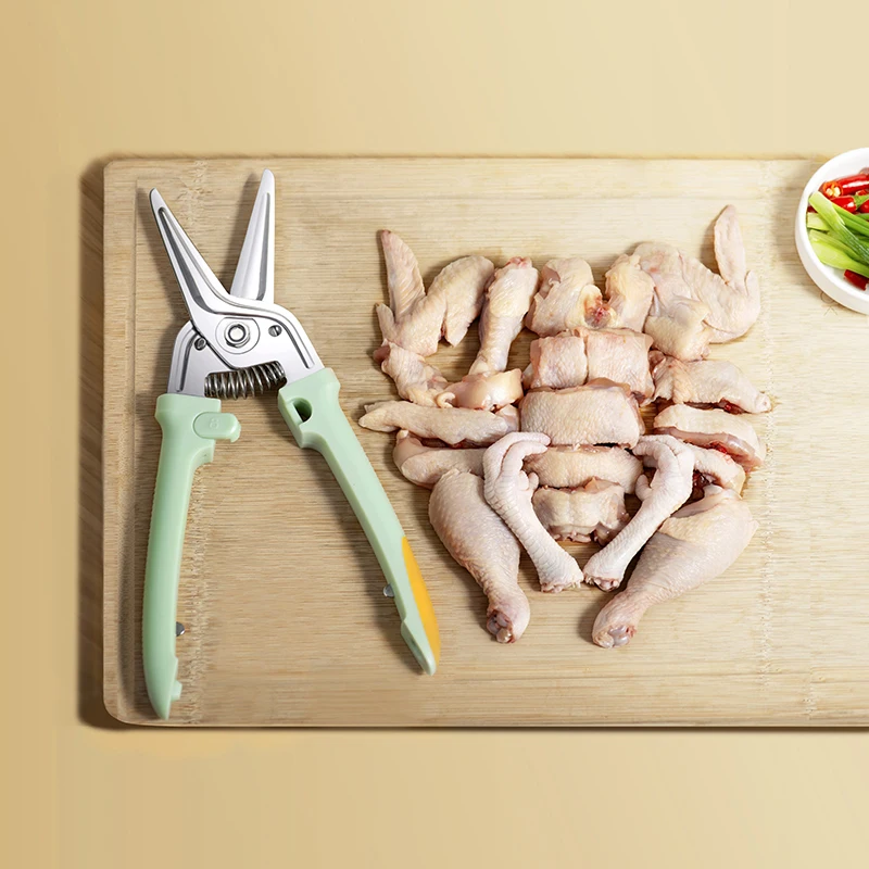 24 новых кухонных ножницы для куриных костей садовые тройные трудосберегающие многофункциональные удлинительная ручка из нержавеющей стали