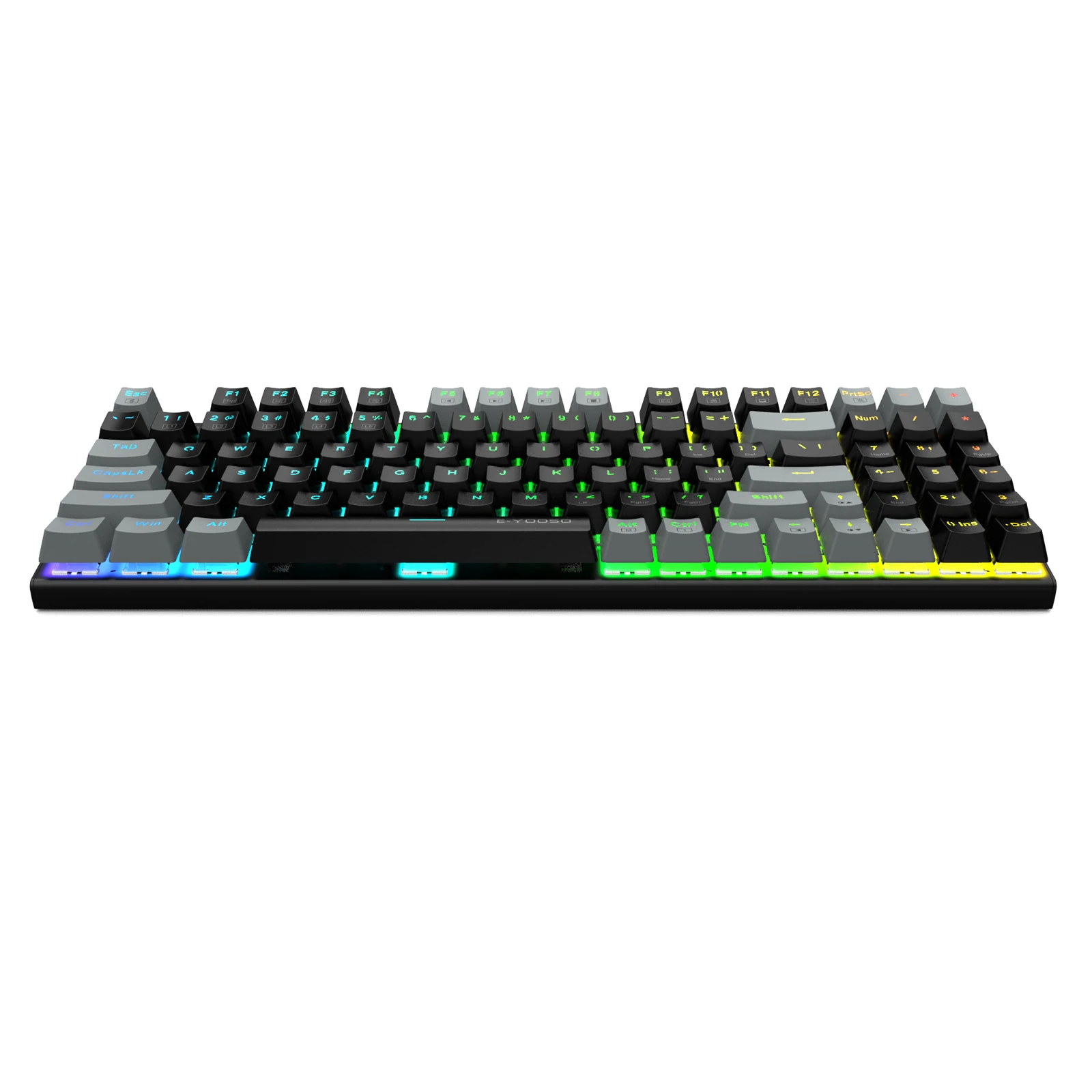 New arrival  94keys layout wired mechanical  keyboard  hot swap  RGB backlight gaming mechanical keyboard for computer/laptop