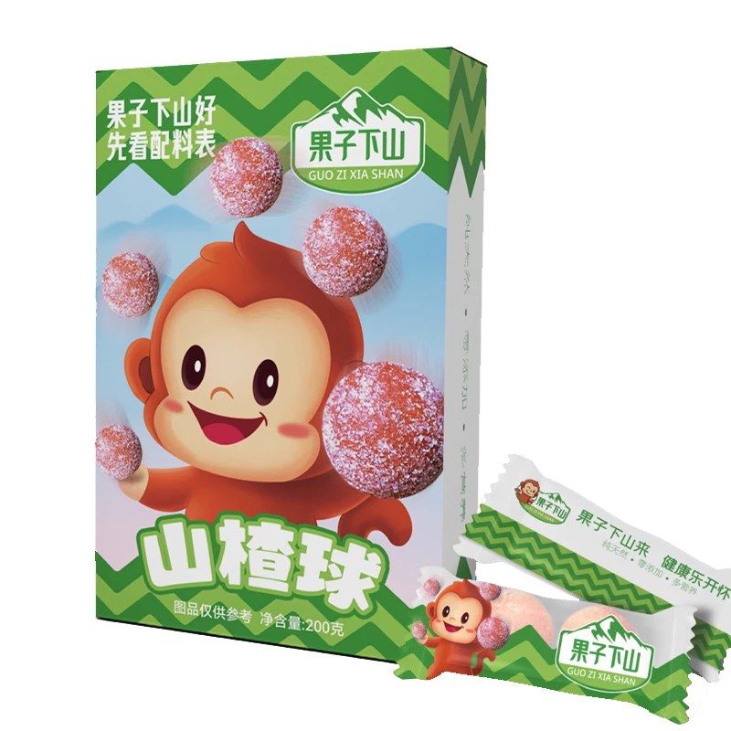 Hot selling fine china brands canned food chinese snack organic hawthorn berry with HALAL certificate