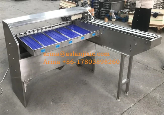 Best price chicken egg size grading classifier machine egg weight sorting machine