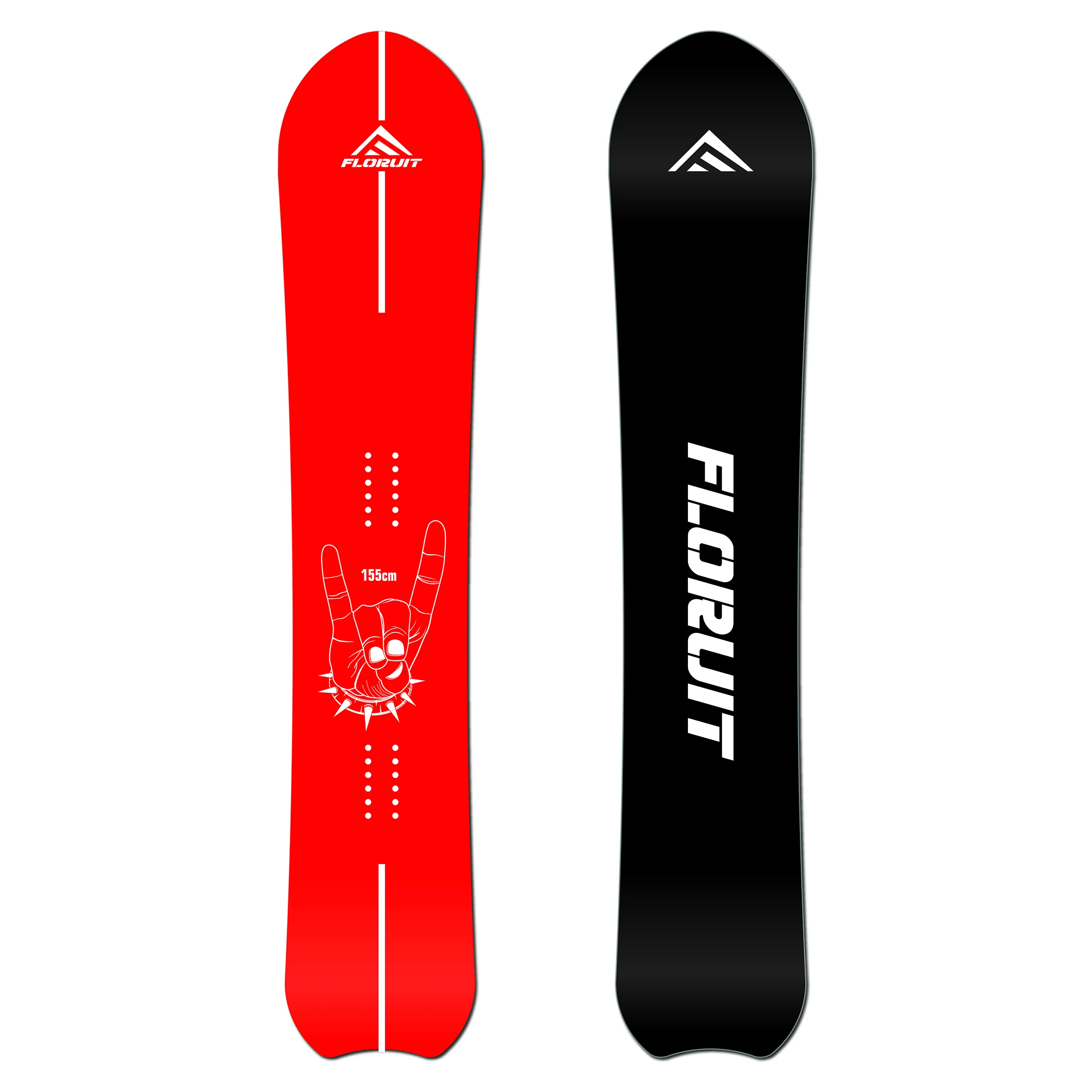 FLORUIT Customized snowboards for Adults Training snowboards High Quality snowboard Supplier Round Head Dovetail Skis