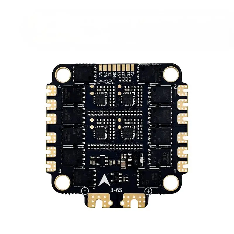 China Custom DIY 4-in-1 ESC 60A 8-bit galvanometer 3-6S 30 hole pitch FPV drone Accessories ESC