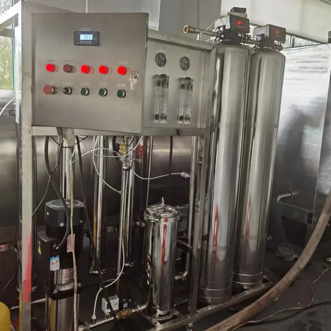 RO demineralisation produce car shampoo water softeners water treatment machinery 250 lph Automatic deionized water borehole pu