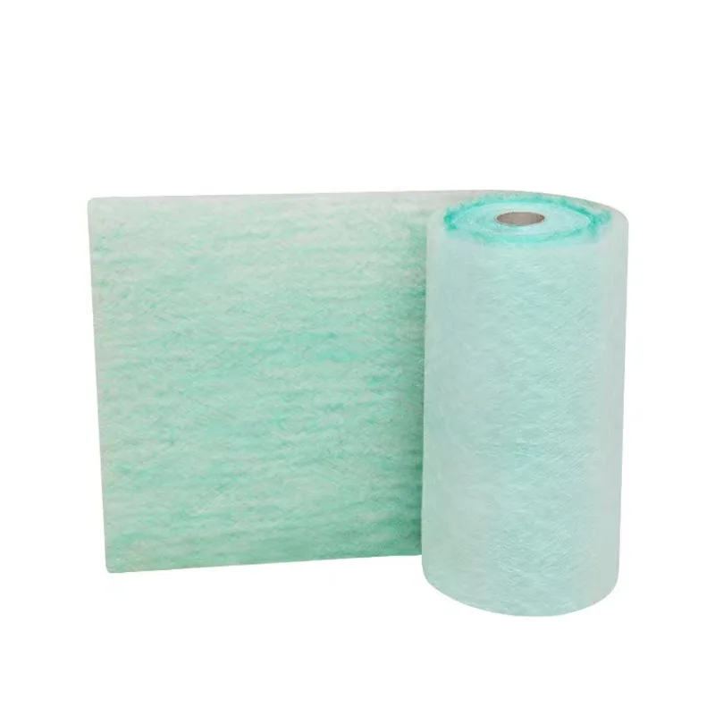 Customization 50mm pre green and white air filters paint mist felt paint stop fiberglass filter cotton