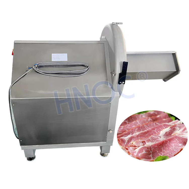 HNOC Automatic Raw Fish Fillet Cheese Beef Steak Ham Pork Rib Ear Sausage Fish Meat Slice Cut Machine Price