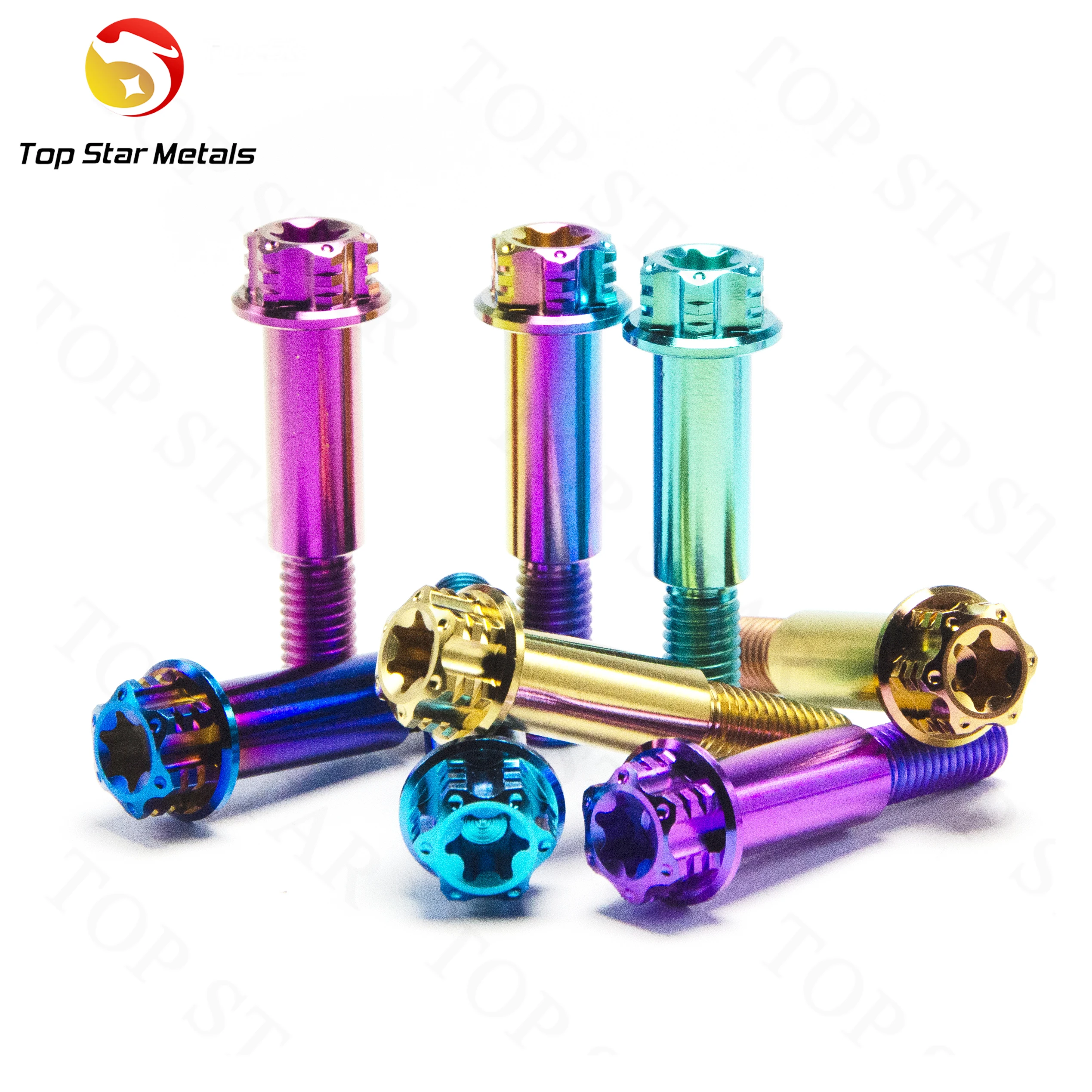 TITST Gr5 Titanium Bolts Brake Clutch Lever Bolts M6 M8  titanium Forged Bolt for Bike Motorcycle and Car Parts