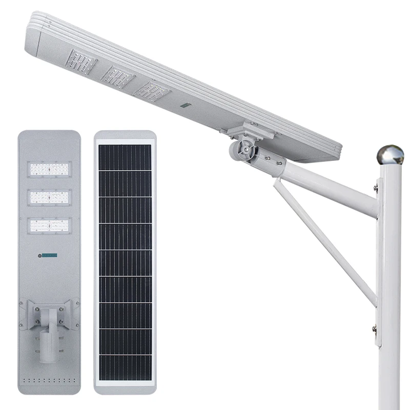 outdoor waterproof high lumen energy saving all in one integrated road smart led solar street light