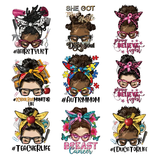 Заводская Высококачественная наклейка на клейкой основе с рисунком экране изготовление заказ пластиковые дизайнерские Термотрансферы для