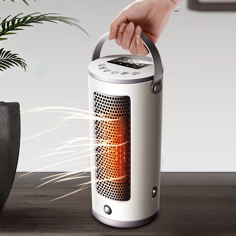 PTC Ceramic Mini Portable Desktop Fan Heater for Home Office
