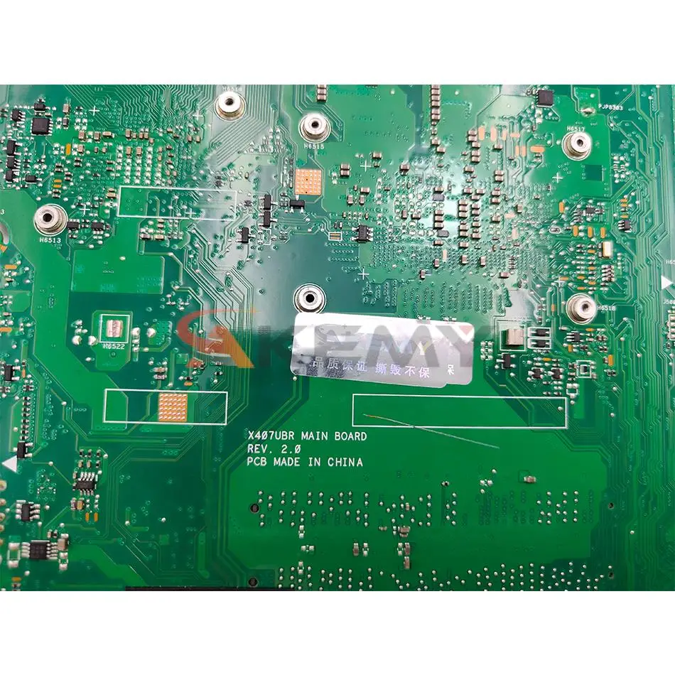 X407UBR V2GB GPU i3 i5 i7 CPU Original Motherboard FOR ASUS X407UB X407U A407U Laptop Mainboard Motherboard