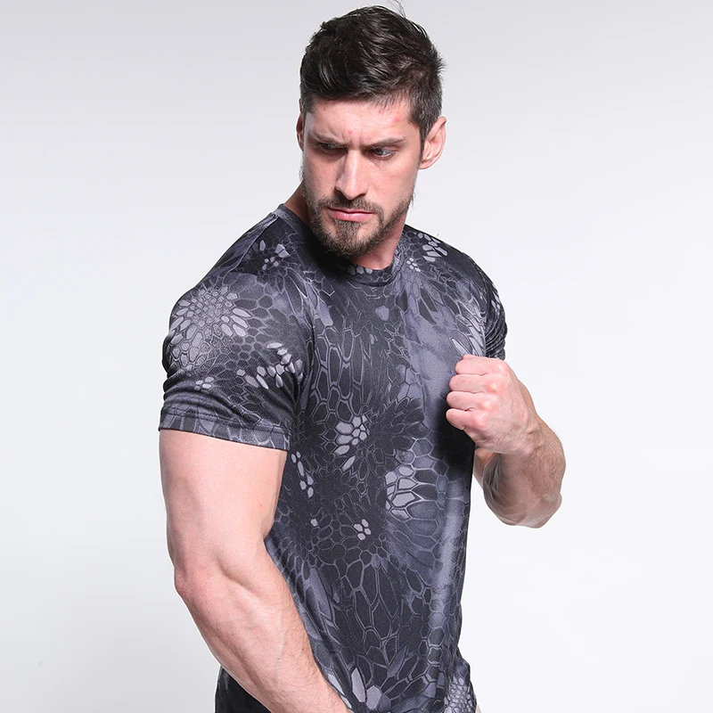 wholesale Quick drying Camouflage short sleeve T-shirt