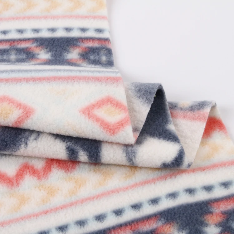 custom prints micro fleece 100 polyester cartoon knit printed polar fleece fabric