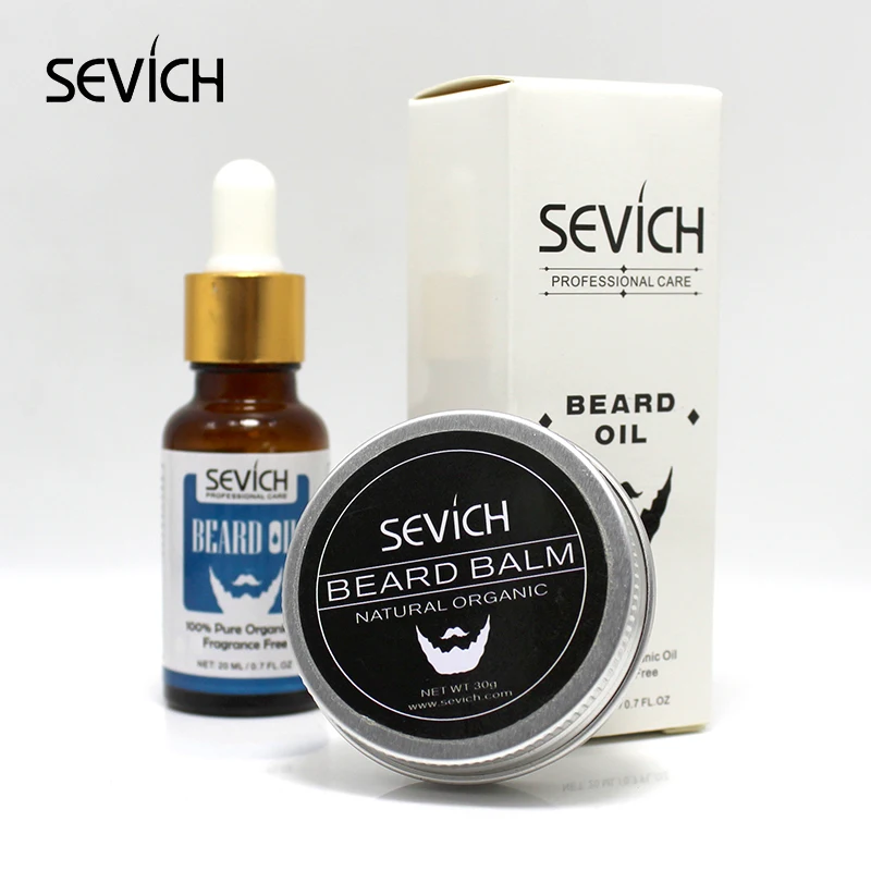 Natural Organic Beard Growth Oil For Men Beard Balm private label organic kit