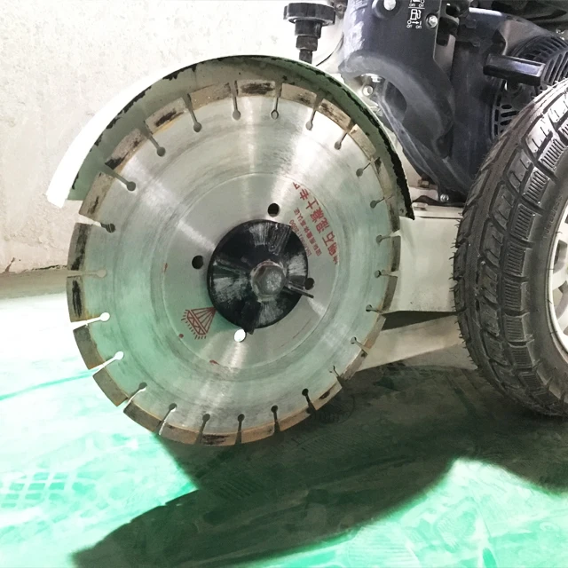 Concrete pavement crack routing machine asphalt concrete road trough cutting machine