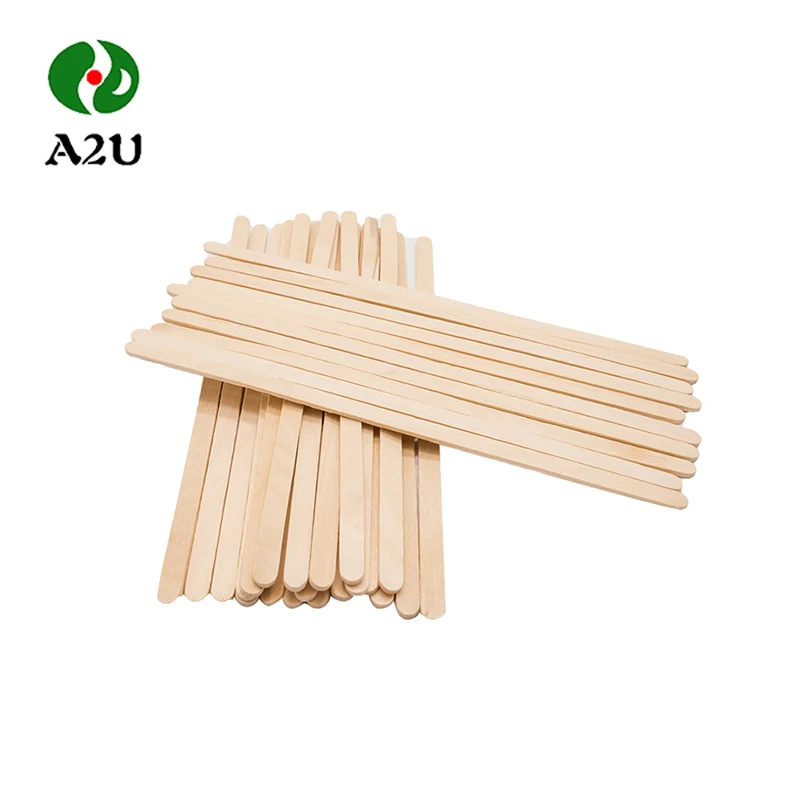 Chinese Factory Wholesale Natural Birch Wooden  Coffee Stirrer Sticks Cheap