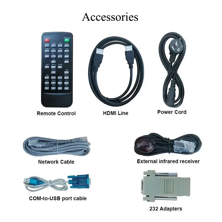 LCD Video Splicing Wall Monitor Seamless Video Wall Controller Price