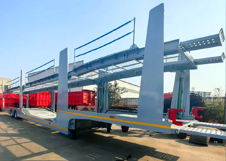 Xinnce factory double decker car transport trailer, sedan transport car transport semi-trailer