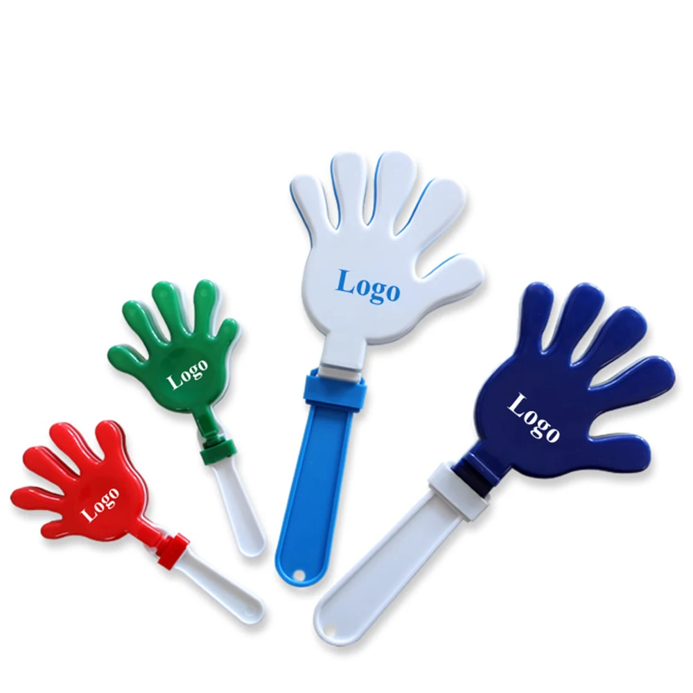 FOCUS Custom Logo Plastic Hnad Clapper Concert Party Festival Sports Hand Clapper Noise Maker Promotional Gift Event Supply