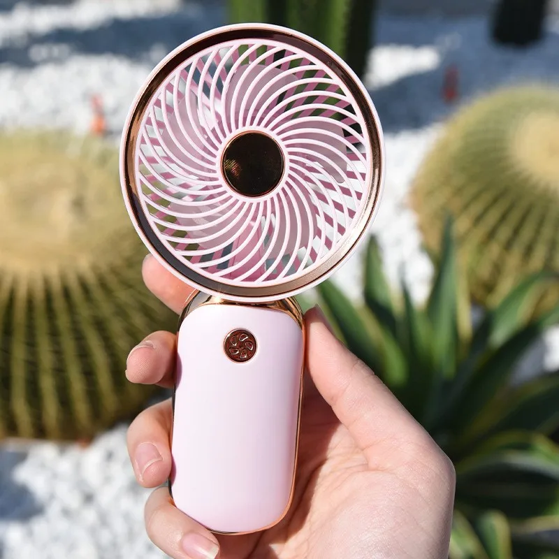 High Quality Mini Handheld USB Portable Battery Desk Ceiling Fan For Office Personal Table Electric Fan