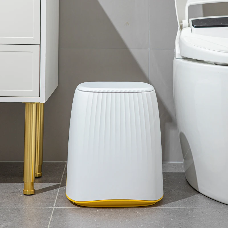 Freight including Household Garbage Can Pressure-free Living Room Bathroom Garbage Bin Pressing type Dustbin