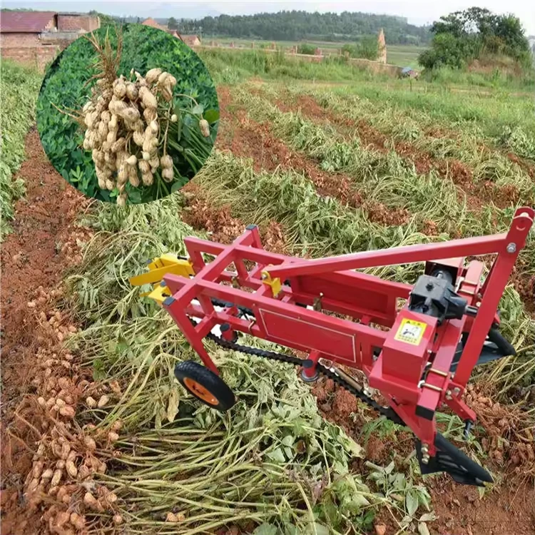 Plantas Harvesting Mini Peanut Machine Walking Tractors Peanut Picker Potato Onion Garlic Carrot Digging Peanut Harvester