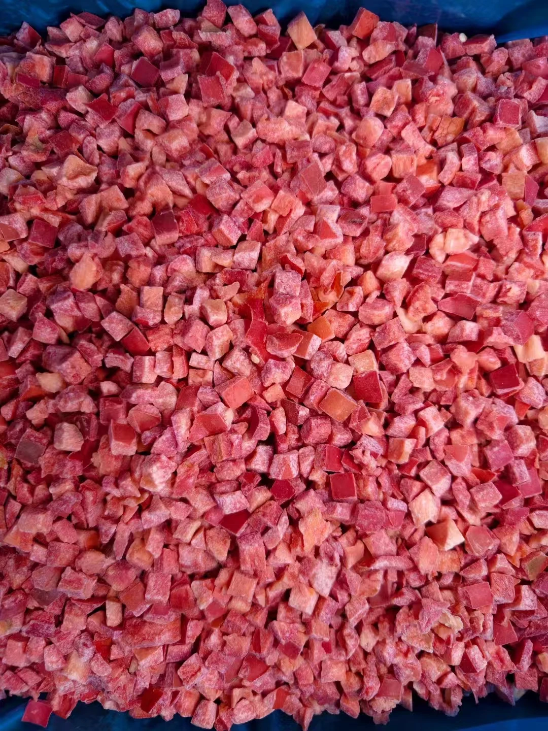 Professional Factory  Iqf Frozen Vegetable  Red Pepper Dice Slice  Frozen Red Pepper Dices