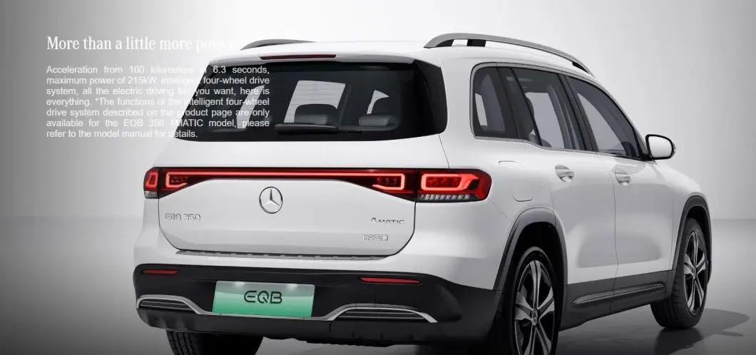 2024 Mercedes Benz Eqb Pure Electric vehicle used Electric Compact SUV Car 2/4 Wheel Drive New Energy Car