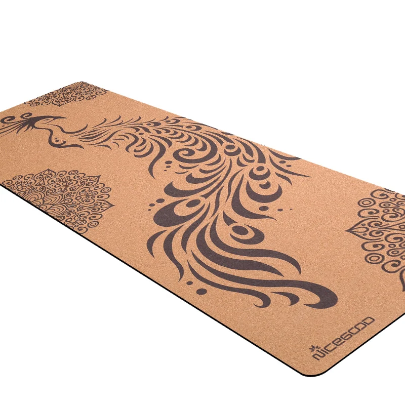 Thick Cork Yoga Mat Dropshipping TPE 6mm Yoga Mat Eco Friendly Non-Slip Soft Yoga Ma