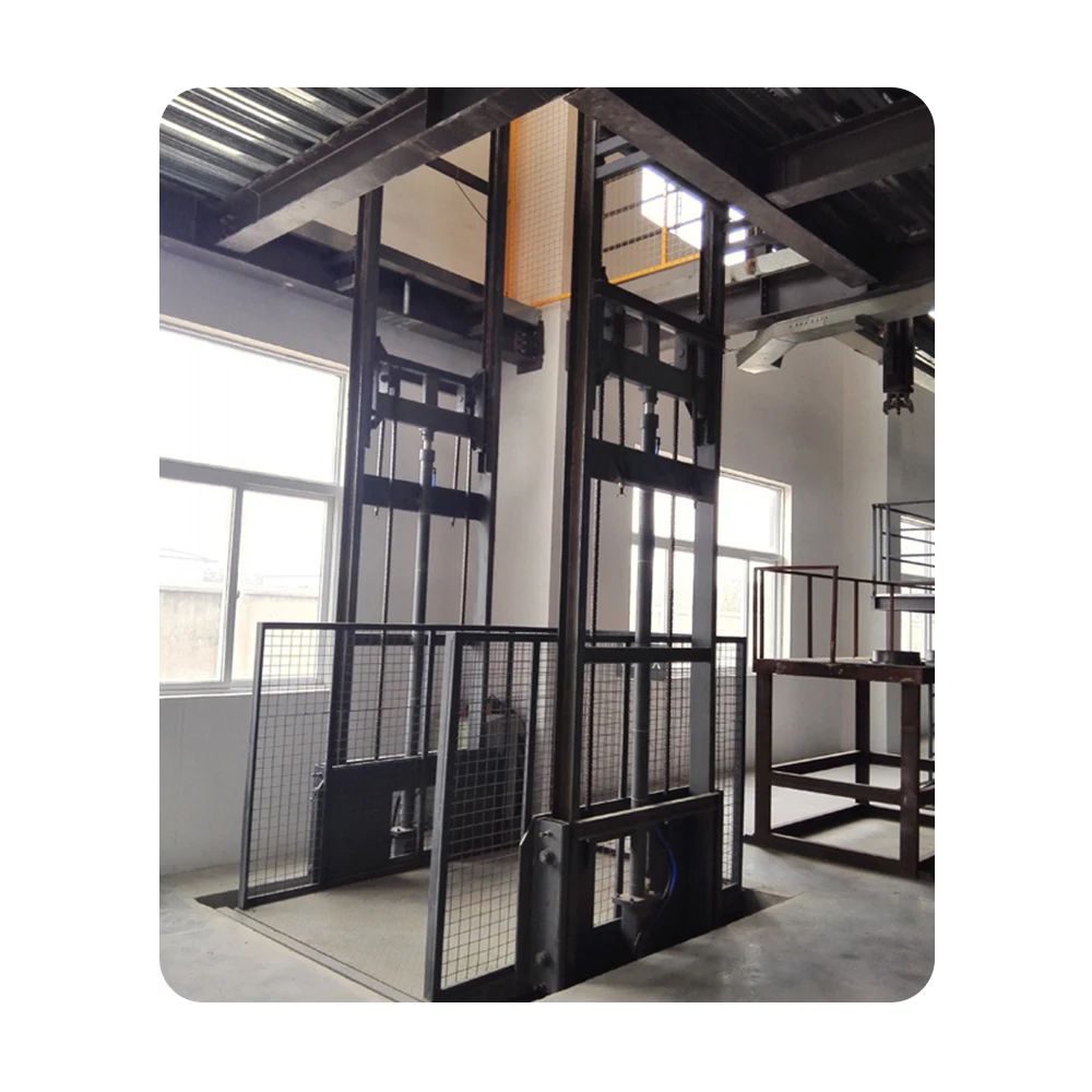 Hydraulic Cylinder 10ton 6m High cargo lift  Electric Small Goods lift