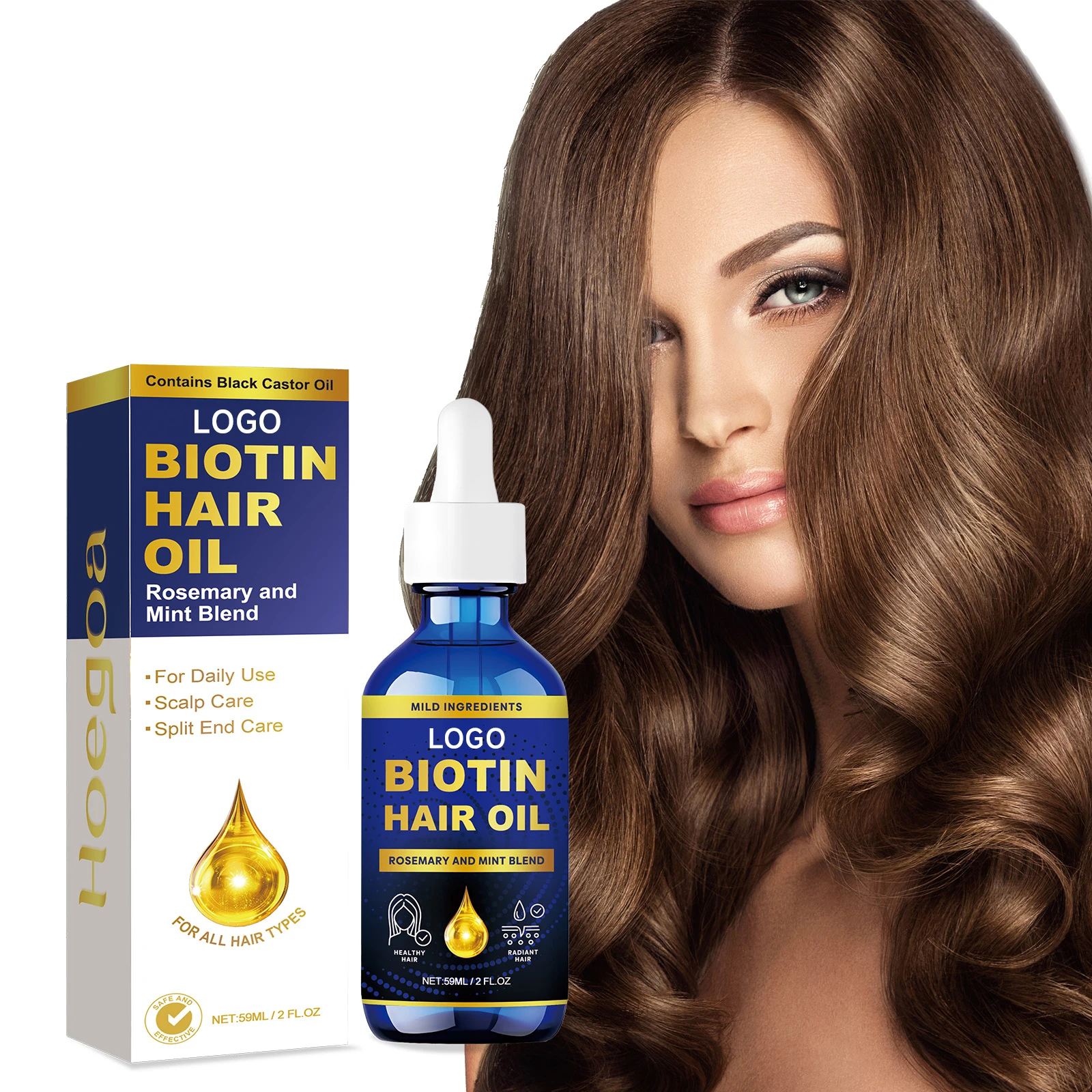 Rosemary Nourishes Scalp Nourishing hair Serum Rosemary Essential Oil for Hair Growth