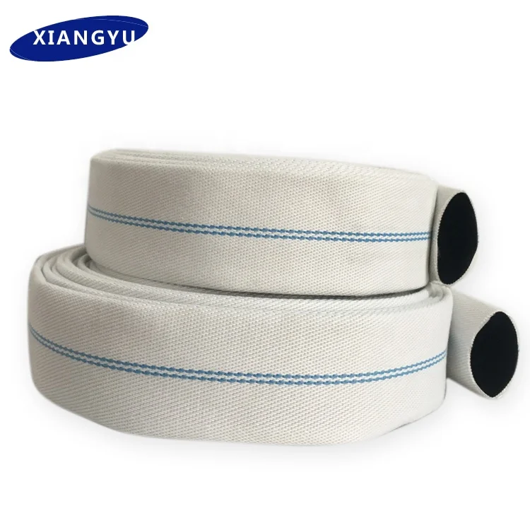 
single jacket manufacturer roll 40 50 65 77 80 100mm 2 2.5 3 4 5inch pvc rubber pu canvas used fire fighting hose with coupling 